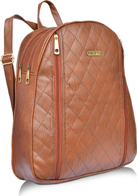 

Fristo BackpackZip Backpack(Brown, 8 L)
