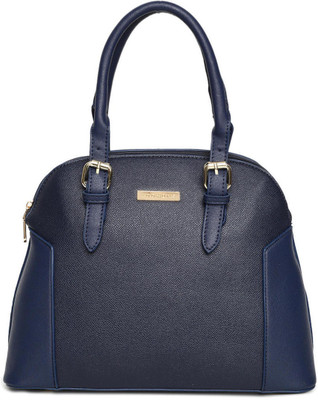 

Addons Panelled Satchel Bag Shoulder Bag(Blue, 5 L)