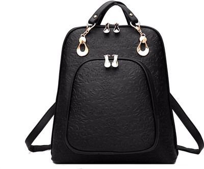 

Di Grazia Women's Backpack Handbag Waterproof Backpack(Black, 30 L)