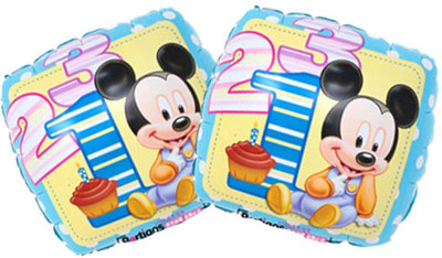 

AMFIN Printed 18 Inch (Pack Of 2) Mickey Mouse Foil Balloon For Birthday Party / Mickey Mouse Theme Party Foil Balloons / Mickey Mouse For Birthday Party Decoration Balloon(Multicolor, Pack of 1)