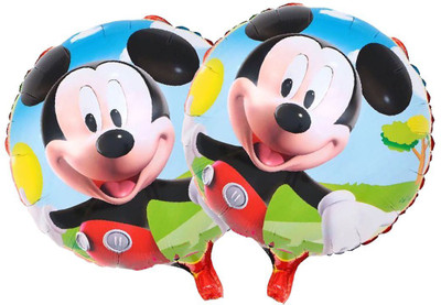 

AMFIN Printed 18 Inch (Pack OF 2) Mickey Mouse Theme Printed 18" Foil Balloons Balloon(Multicolor, Pack of 1)