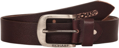 

Scharf Men Casual Brown Genuine Leather Belt