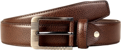 

Scharf Men Formal Brown Artificial Leather Belt, Brown-04