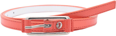 

Baluchi Women Casual Pink Artificial Leather Belt, Peach
