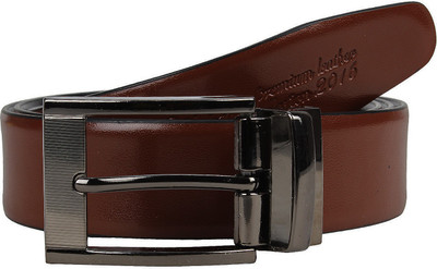 

POLLSTAR Men Formal, Casual Black, Brown Genuine Leather Reversible Belt