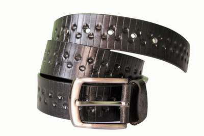 

VAISHU Men Casual Black Genuine Leather Belt