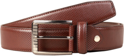 

Scharf Men Formal Brown Artificial Leather Belt, Brown-90