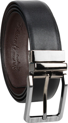 

POLLSTAR Men Formal, Casual Black, Brown Genuine Leather Reversible Belt