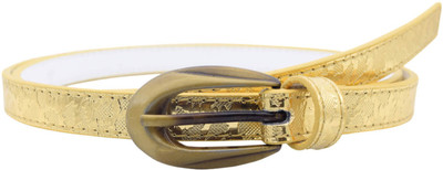 

Baluchi Women Casual Gold Artificial Leather Belt