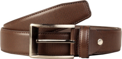 

Scharf Men Formal Brown Artificial Leather Belt, Brown-02