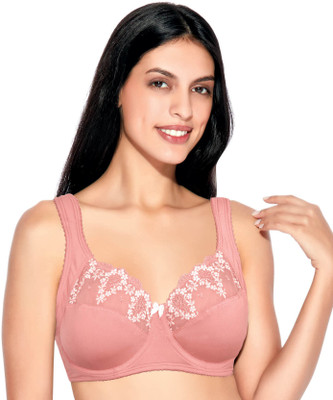 Enamor F087 Women Full Coverage Non Padded Bra(Blue)