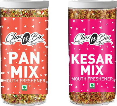 

Chox N Bix Kesar Pan Mix Supari Mouth Freshener(Pack of 2)