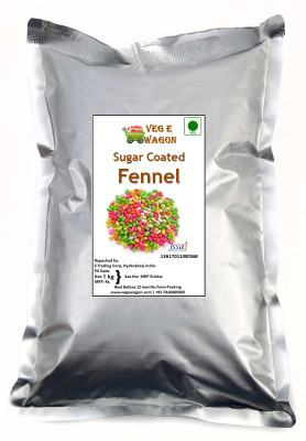 

Veg E Wagon Sugar Coated Fennel 1000 gm Sweet Mouth Freshener