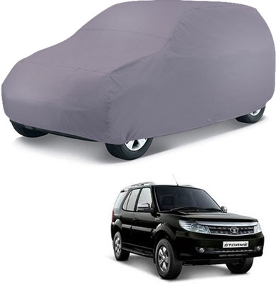 Deltakart Car Cover For Tata Safari Storme (Without Mirror Pockets)(Grey)