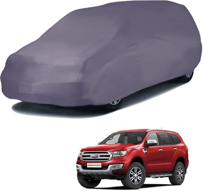 Deltakart Car Cover For Ford Endeavour (Without Mirror Pockets)(Grey)