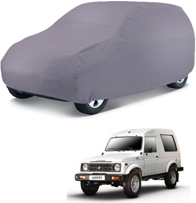 Deltakart Car Cover For Maruti Suzuki Gypsy (Without Mirror Pockets)(Grey)
