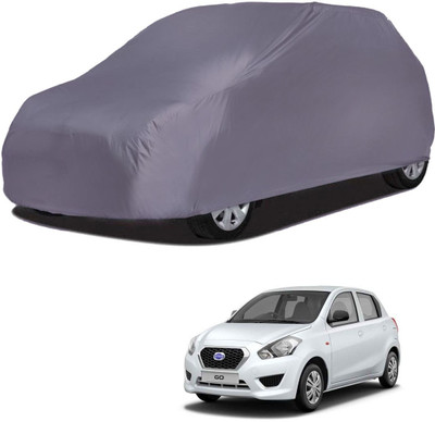 Deltakart Car Cover For Datsun Go (Without Mirror Pockets)(Grey)