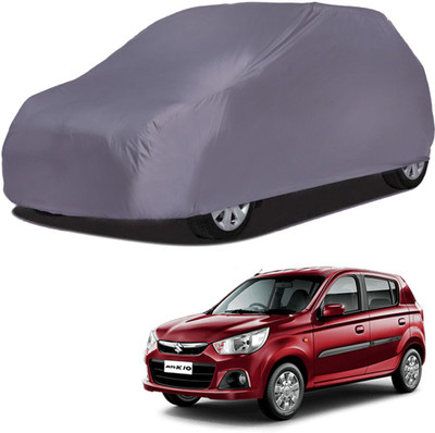 Deltakart Car Cover For Maruti Suzuki Alto K10 (Without Mirror Pockets)(Grey)