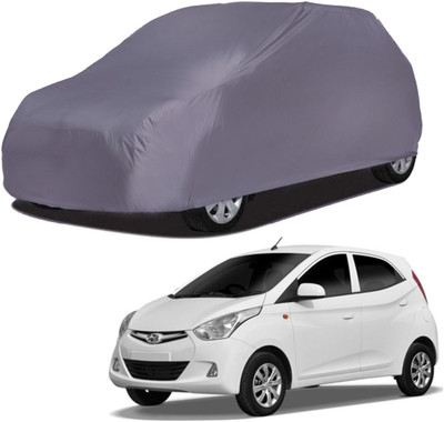 Deltakart Car Cover For Hyundai Eon (Without Mirror Pockets)(Grey)