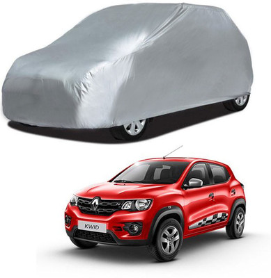 Deltakart Car Cover For Renault Kwid (Without Mirror Pockets)(Silver)