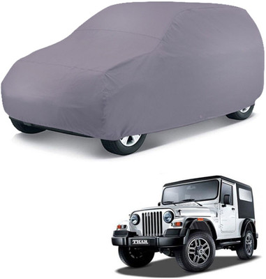 Mobik Car Cover For Mahindra Thar (Without Mirror Pockets)(Grey)