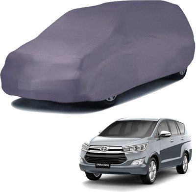Deltakart Car Cover For Toyota Innova Crysta (Without Mirror Pockets)(Grey)