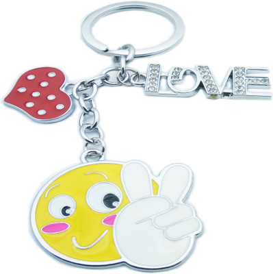 MGP FASHION love heart yellow color combo Key Chain(Multicolor)
