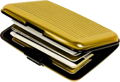 

Serveuttam 6 Card Holder(Set of 1, Gold)