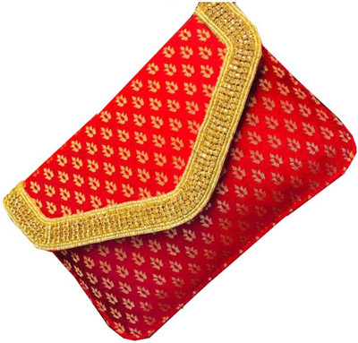 

CRAFTBAZAAR Party Pink Clutch
