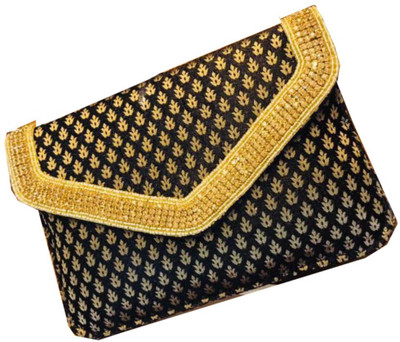 

CRAFTBAZAAR Party Black Clutch