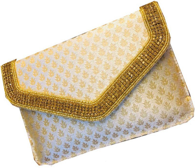 

CRAFTBAZAAR Party White Clutch