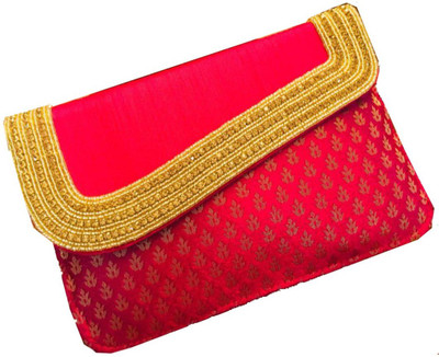 

CRAFTBAZAAR Party Pink Clutch