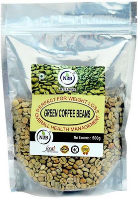 

N2B A++ Green Coffee Beans- Reduce Body Fat, Weight Loss, :Enhance energy, Control diabetes and cholesterol Instant Coffee(500 g, Green Coffee Flavoured)