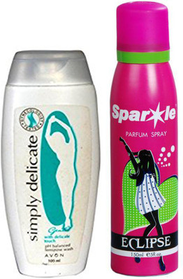 

Avon Anew Simply Delicate Gentle (100ml) With one sparkle perfume spray 150 ml(Set of 2)