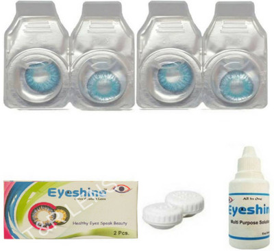 

Eyeshine T&R LENS Blue Color Contact Lens 2 Pair Monthly Contact Lens (0, BLUE, Pack of 4) Monthly Contact Lens(0, BLUE, Pack of 2)