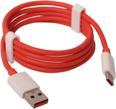 

Gentle E Kart Fast Charging Type C USB C Type Cable(Red, White)