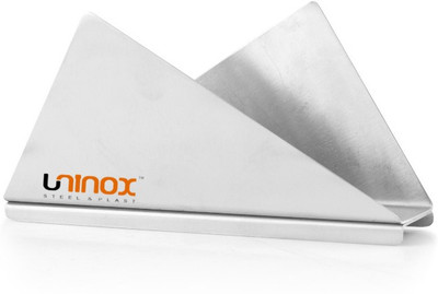 

UNINOX 1 Compartments Stainless Steel Tissue Paper Holder Tableware,Table Top(Silver)