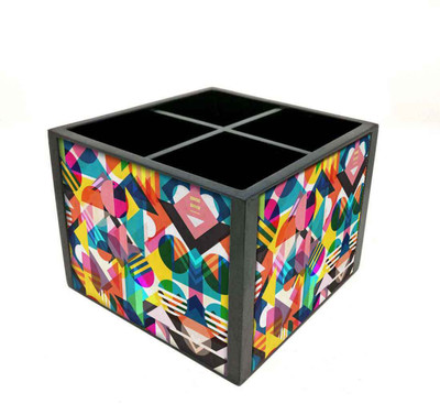 

Nutcase 4 Compartments Wooden Remote Stand(Multicolor)