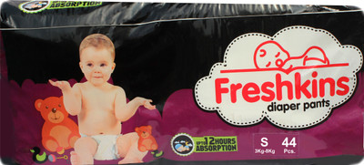 

FRESHKINS Diaper Pants - S(44 Pieces)