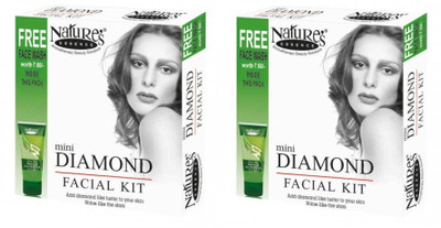 

Nature's Essence Diamond Facial Kit - Mini Pack 12 g(Set of 2)