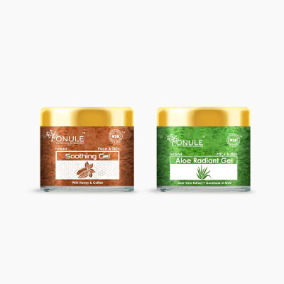 

Ionule Combo Pack Of Face & Skin Gel (Face & Skin Soothing Gel & Aloe Radiant Gel)(200 g)
