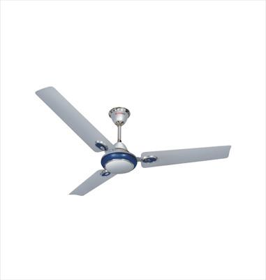 Longway Starlite 1 Silver Blue 3 Blade Ceiling Fan(Silver, Pack of 1)