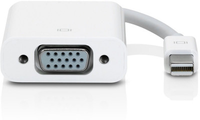 

Premium AV Mini Display Port To VGA Female Adapter For MAC Gaming Adapter(Whitw, For Mac OS)