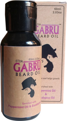 ST.bir Gabru Beard Oil (peppermint and eucalyptus oil) Hair Oil(60 ml)