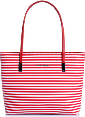 

Lino Perros Tote(Red, White)