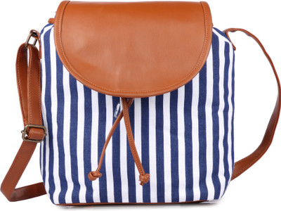 

Goldmine Sling Bag(Blue, Brown)