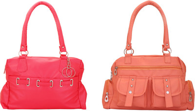 

Lady bar Shoulder Bag(Pink)