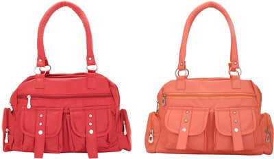 

Lady bar Shoulder Bag(Pink)