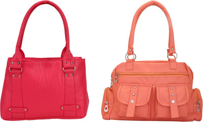

Lady bar Shoulder Bag(Pink)