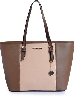 

Lino Perros Tote(Brown, Pink)